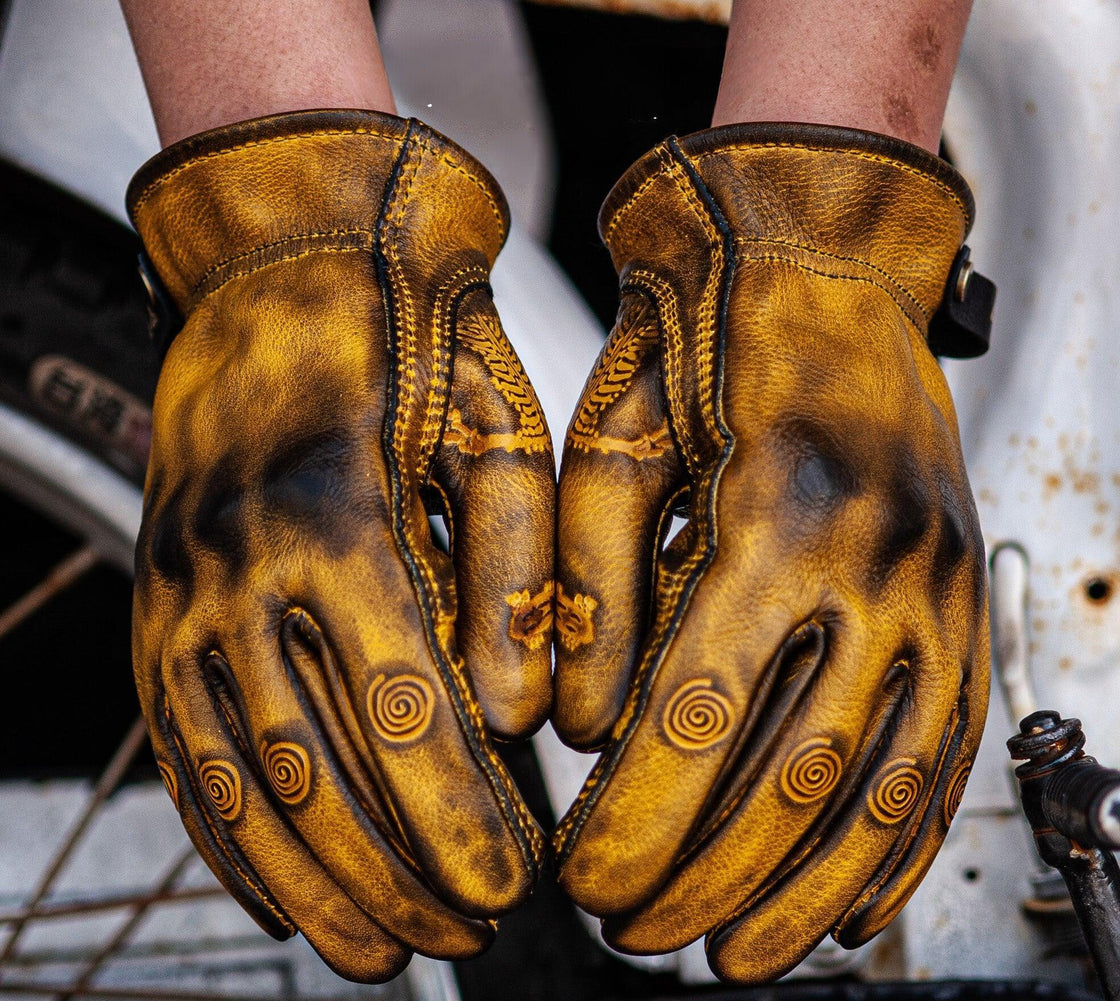 Indian Monkey™ Handcrafted AAA Class Cowhide Gloves