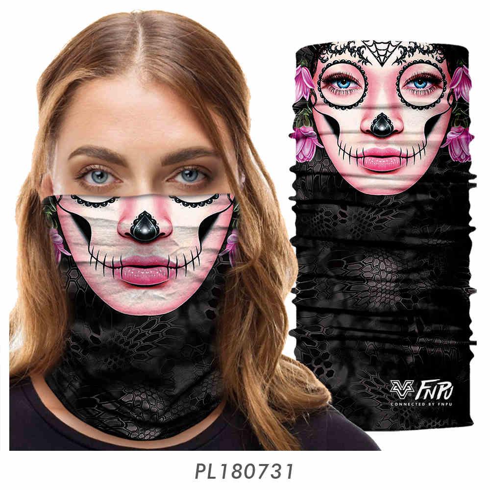 Witch Tattoo-Style Personalized Motorcycle Face Mask