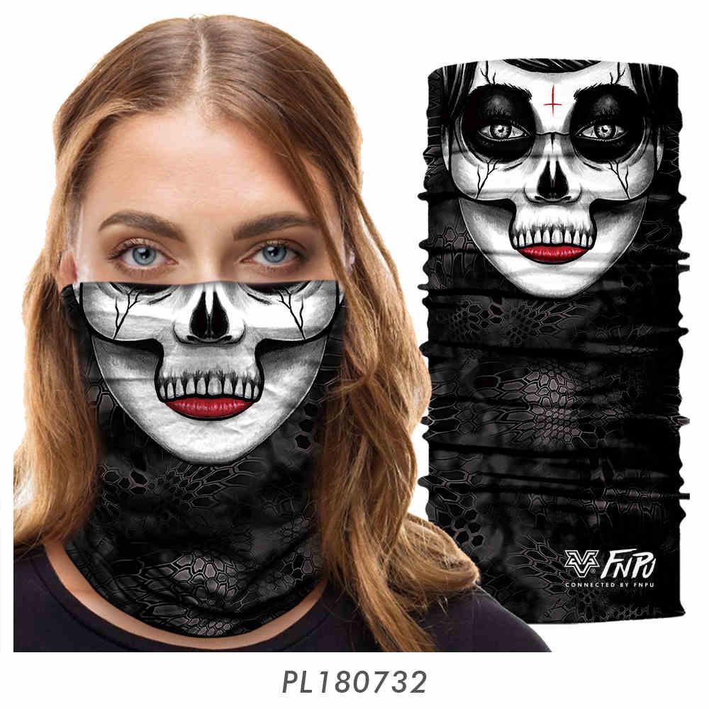 Witch Tattoo-Style Personalized Motorcycle Face Mask