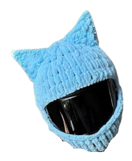 Handmade Knitted Cartoon Cover for Motorcycle Helmet