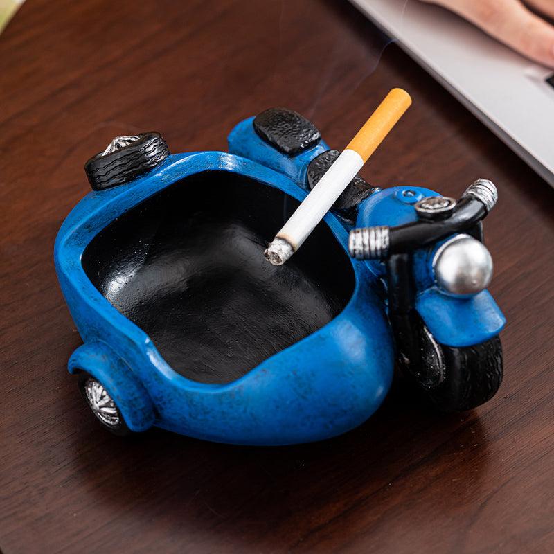 Motorcycle Resin Ashtray