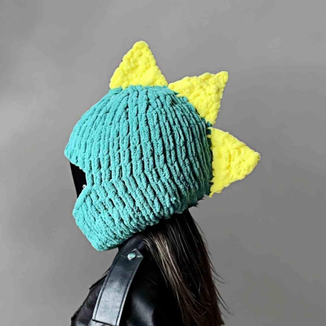 Handmade Knitted Cartoon Cover for Motorcycle Helmet