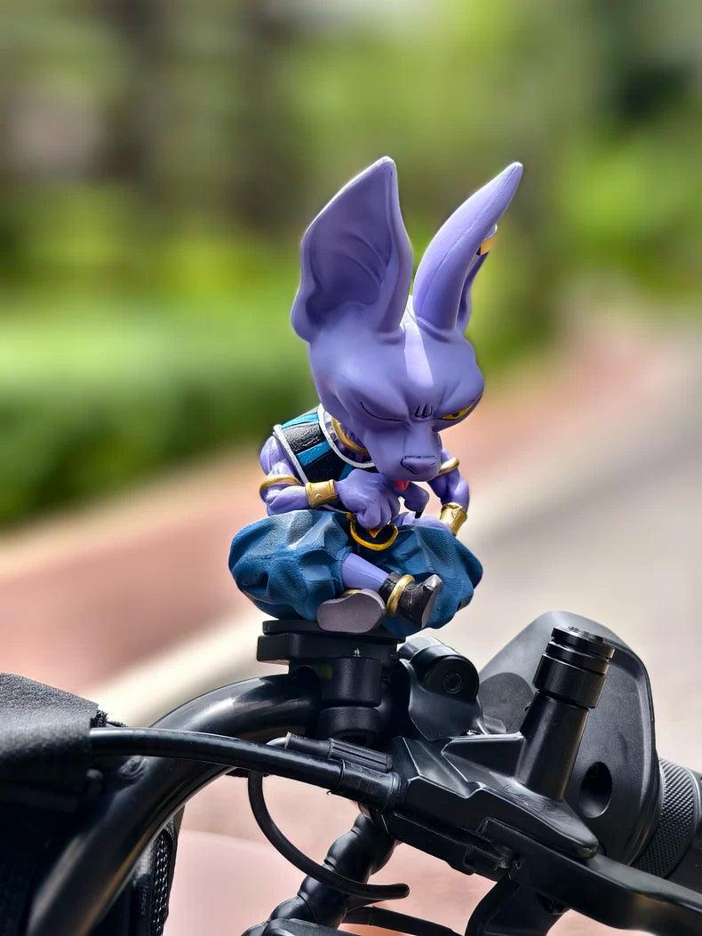 Destruction God Beerus Motorcycle Figurine