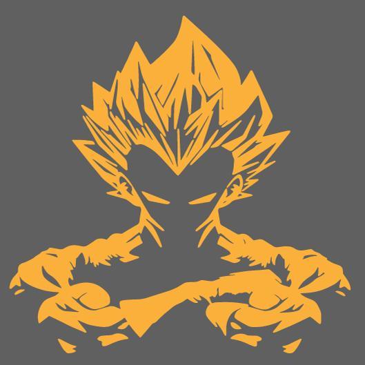 Cutout Super Saiyan Sticker