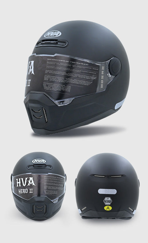 HVA™ Retro Full-Face Motorcycle Helmet