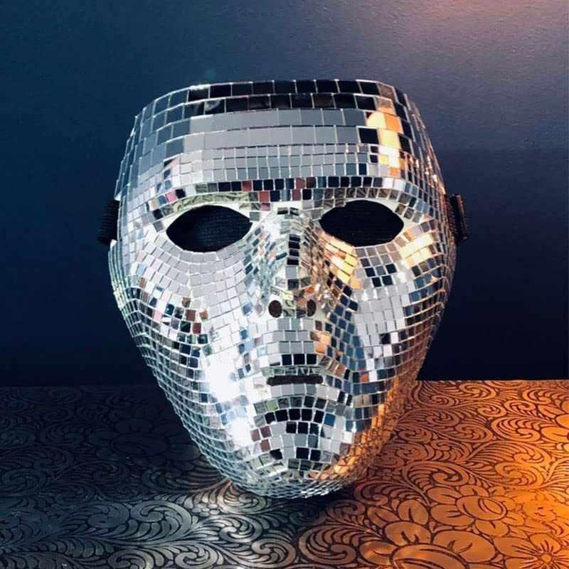 Disco Ball Decorative Helmet