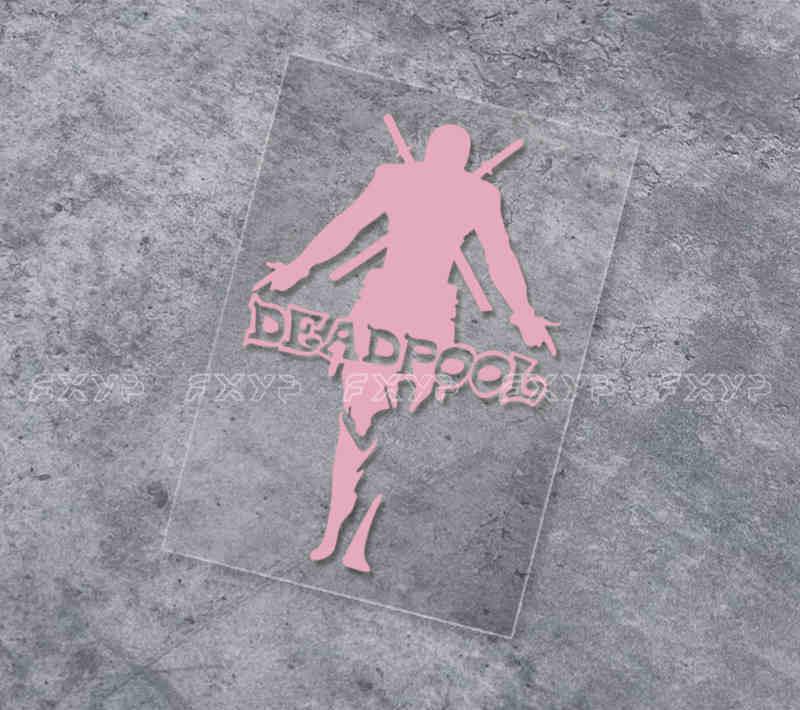 Deadpool Silhouette Sticker