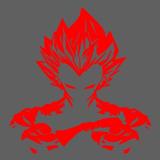 Cutout Super Saiyan Sticker