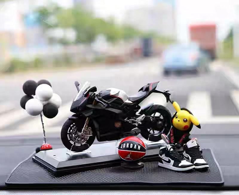 Motorcycle Basketball Expert Decoration Figurine