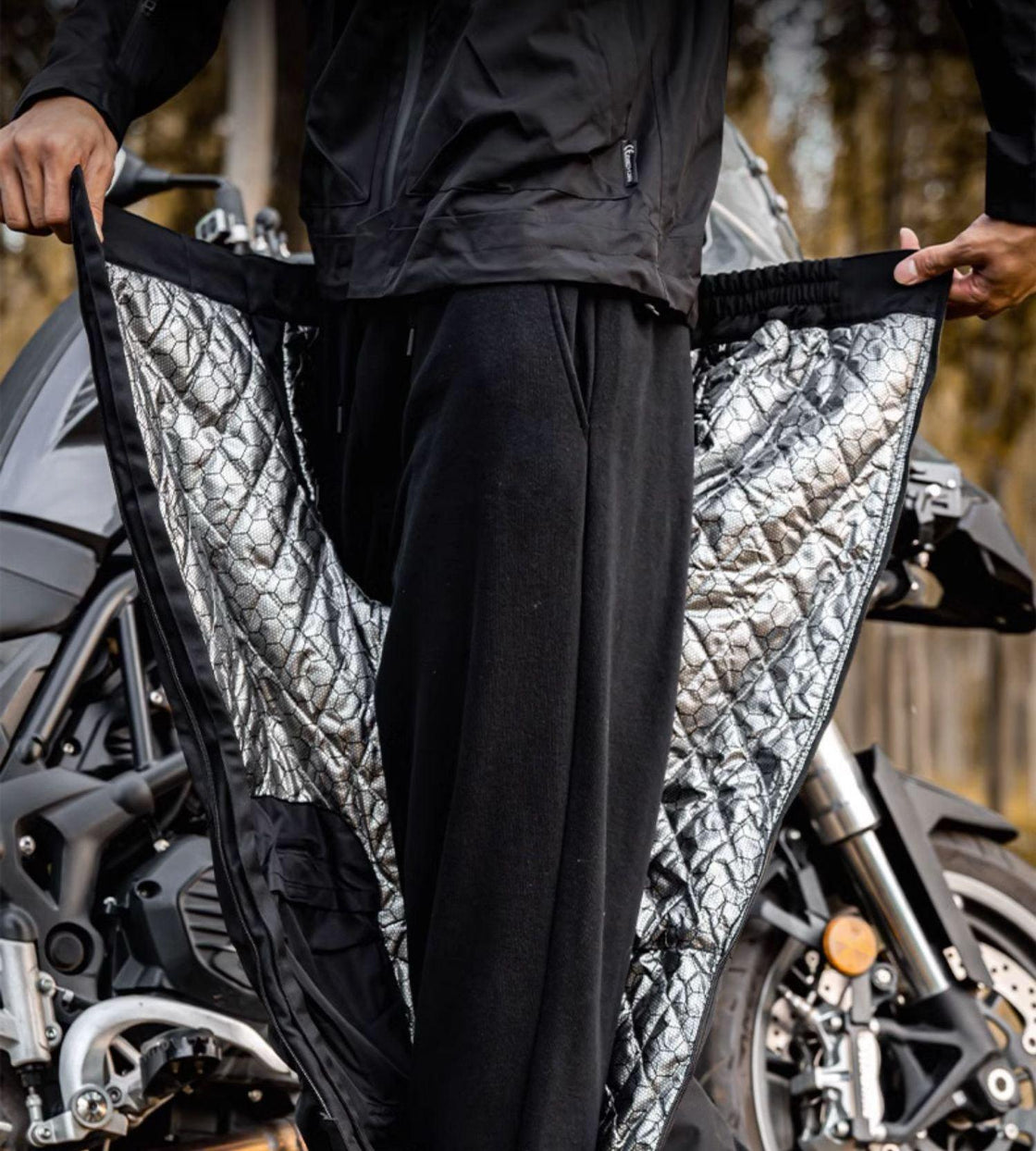 MOTOWOLF™ Motorcycle Winter Quick-Release Windproof Thermal Pants