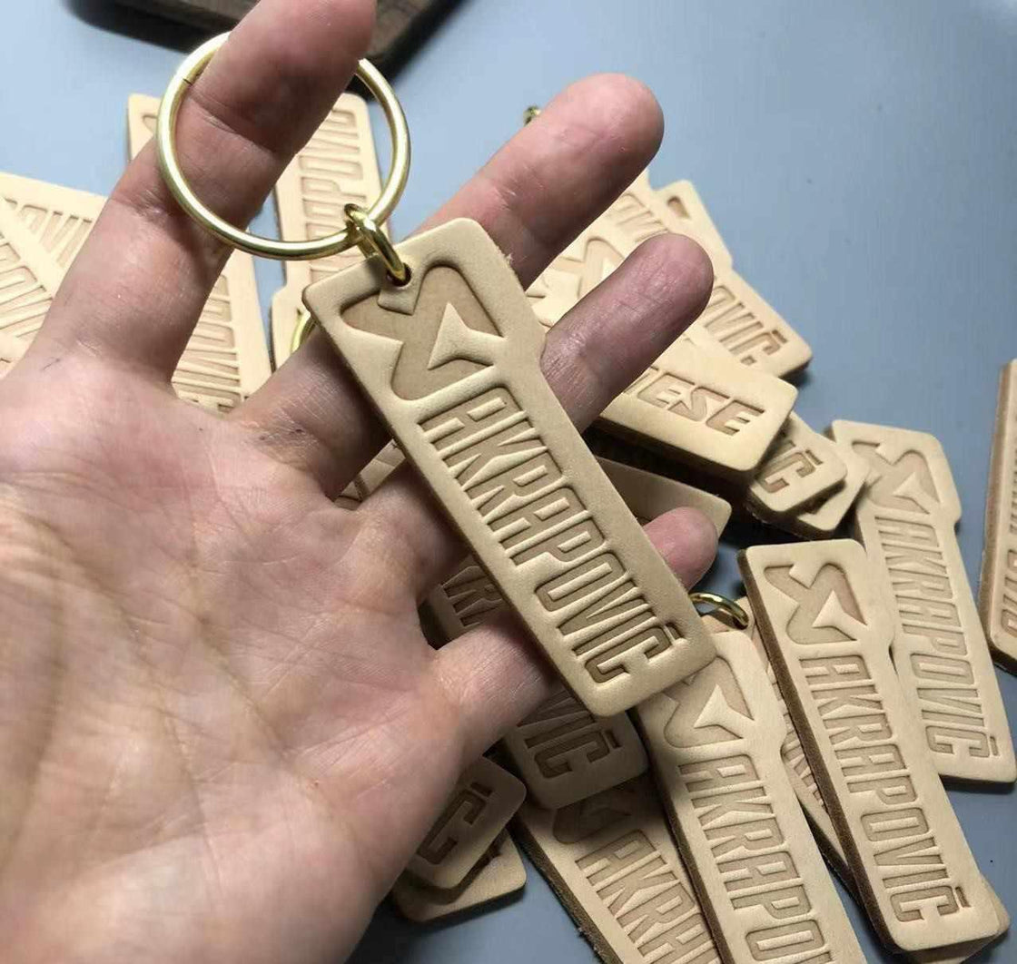 Handcrafted Genuine Leather Keychain