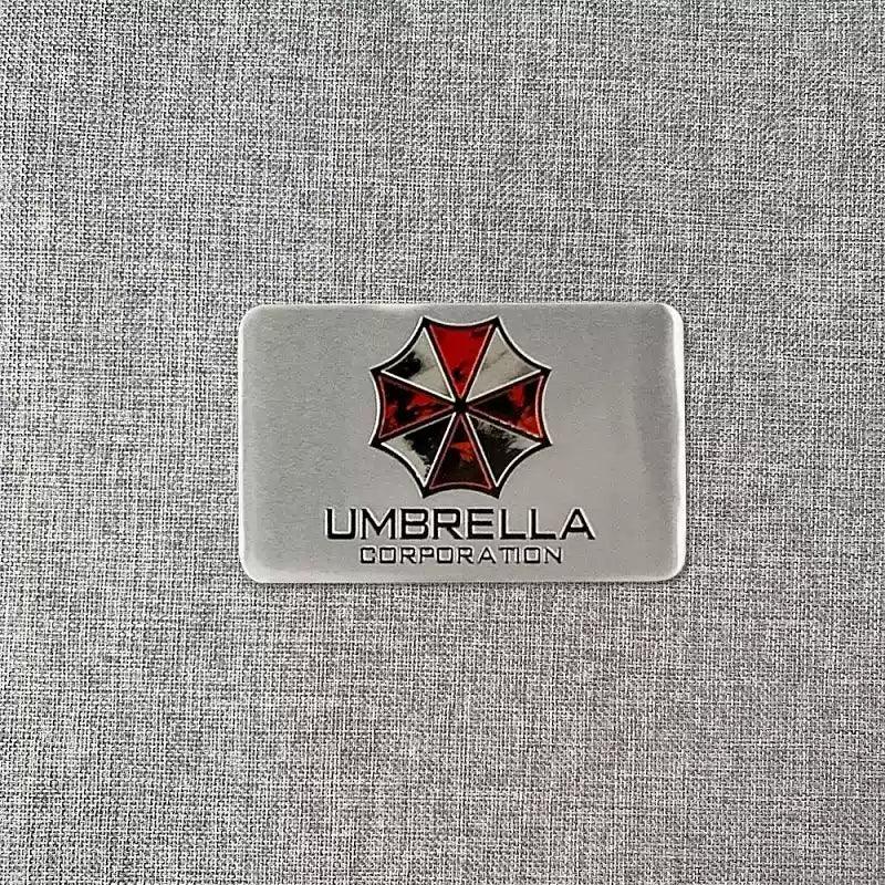 Resident Evil Umbrella Corporation Metal Badge