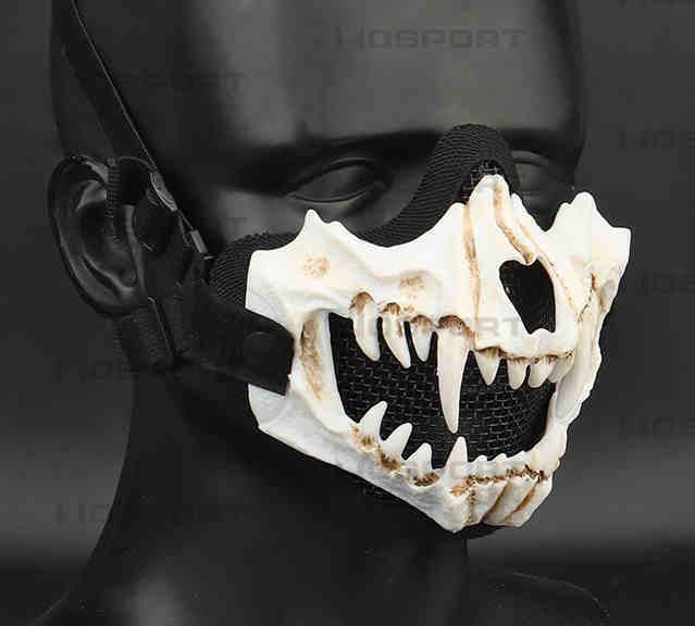 Tactical Protective Wolf Fang Motorcycle Riding Mask