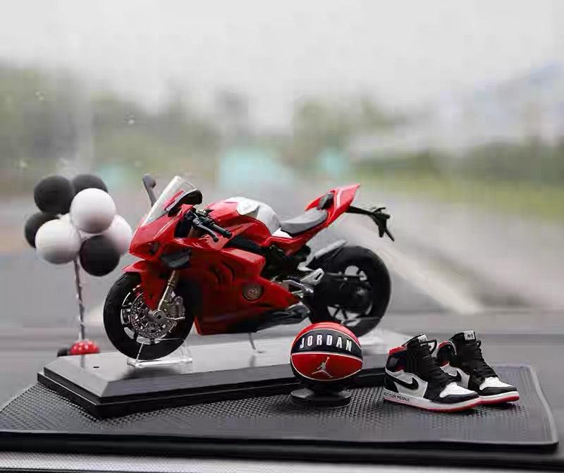 Motorcycle Basketball Expert Decoration Figurine