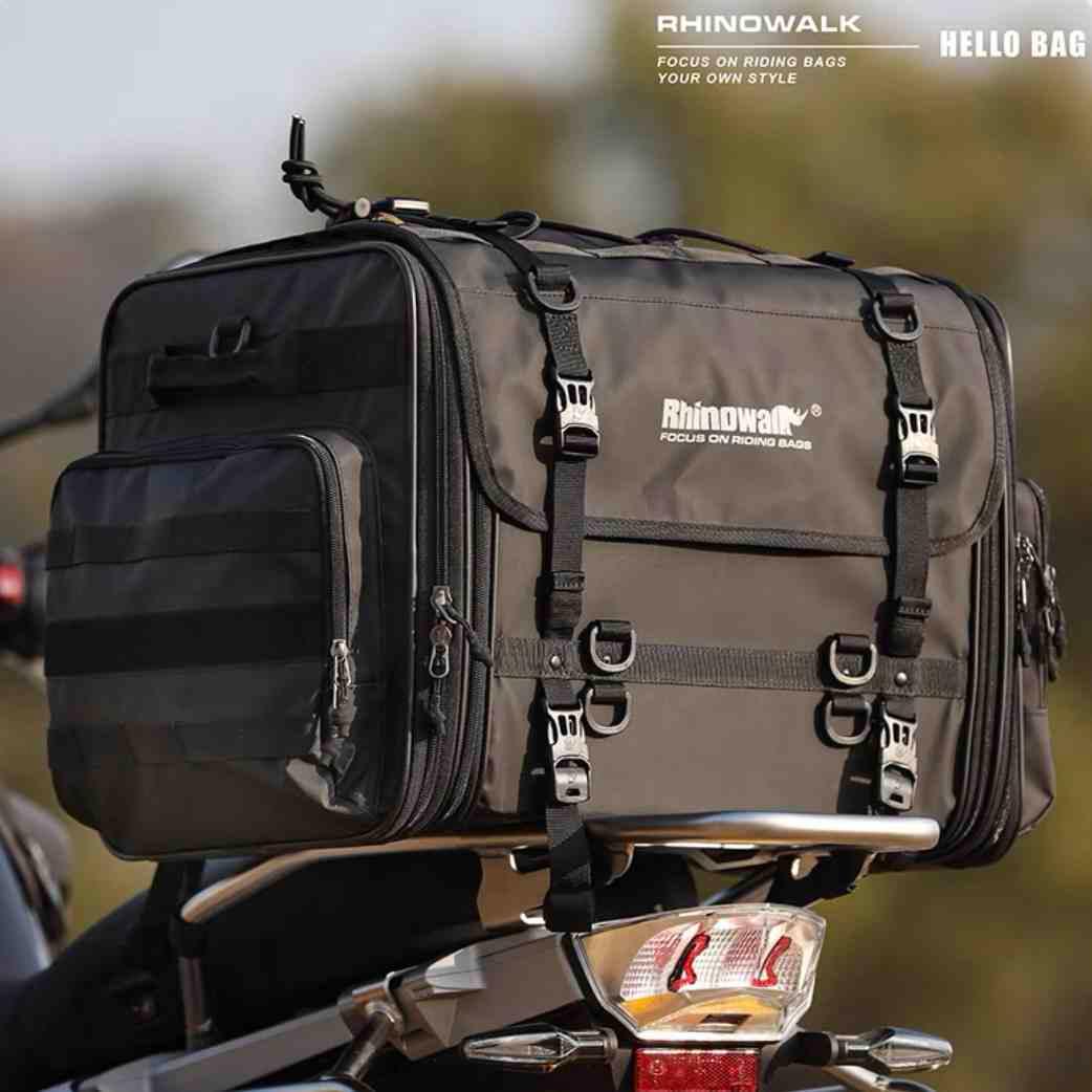 Rhinowalk™ Motorcycle Touring Tail Bag