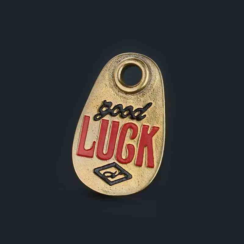 GOODLUCK Brass Lucky Keychain