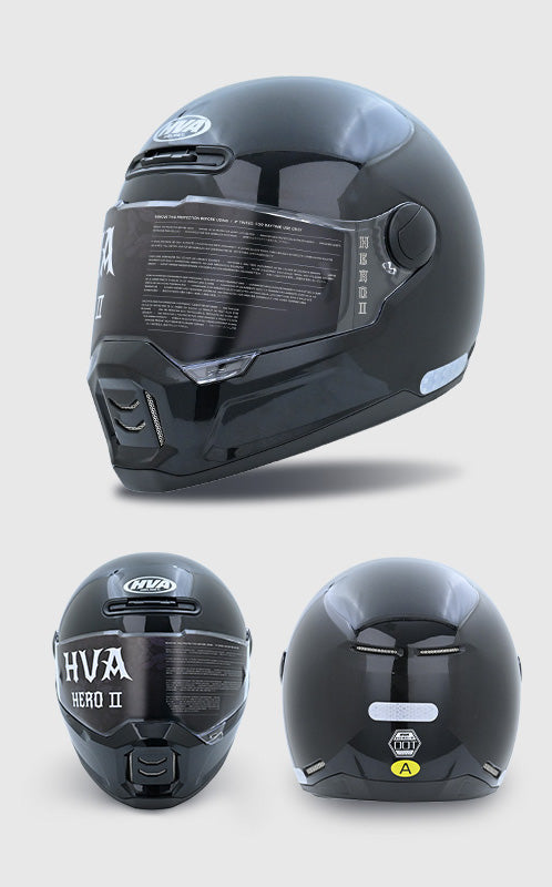 HVA™ Retro Full-Face Motorcycle Helmet