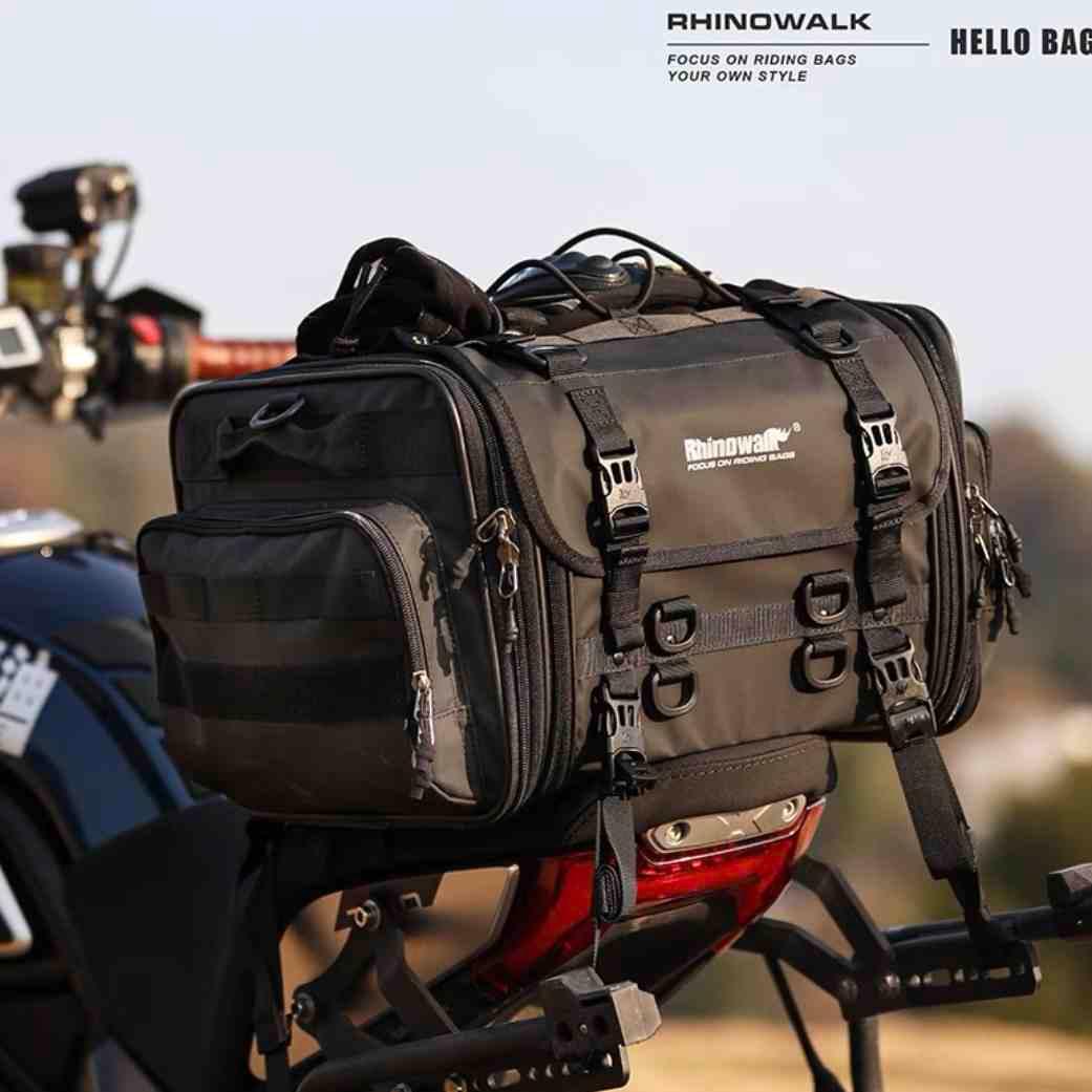 Rhinowalk™ Motorcycle Touring Tail Bag