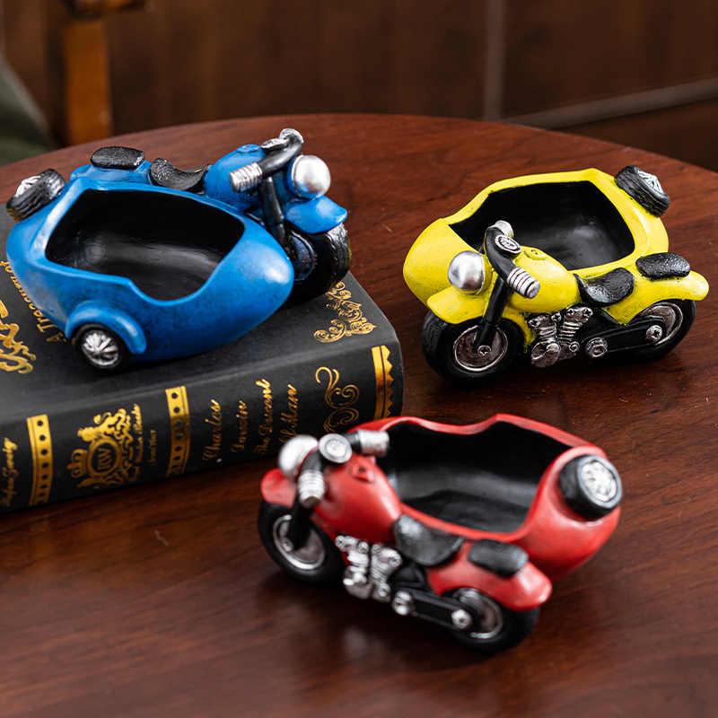 Motorcycle Resin Ashtray