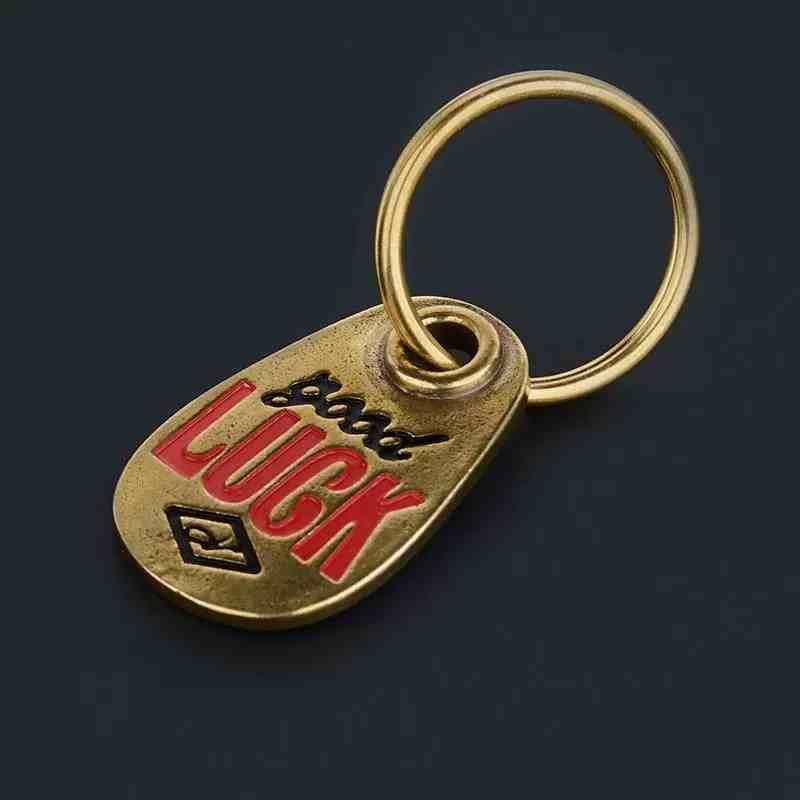 GOODLUCK Brass Lucky Keychain