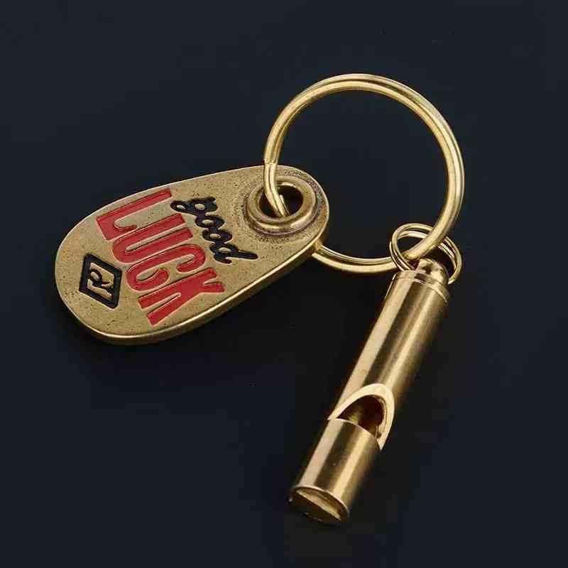 GOODLUCK Brass Lucky Keychain