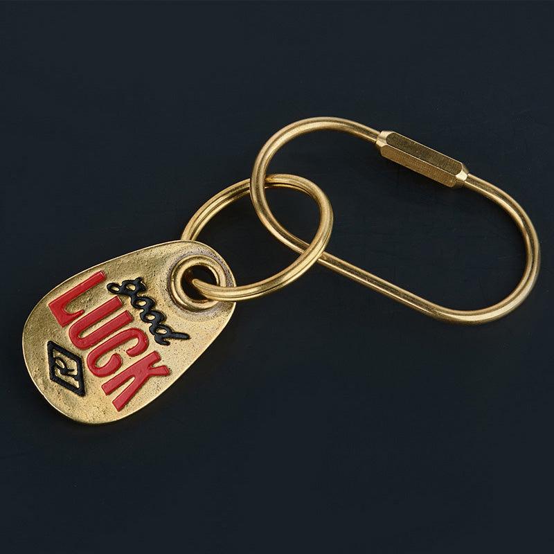 GOODLUCK Brass Lucky Keychain