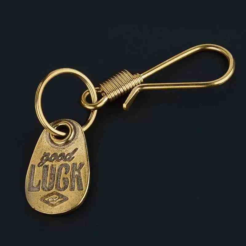 GOODLUCK Brass Lucky Keychain