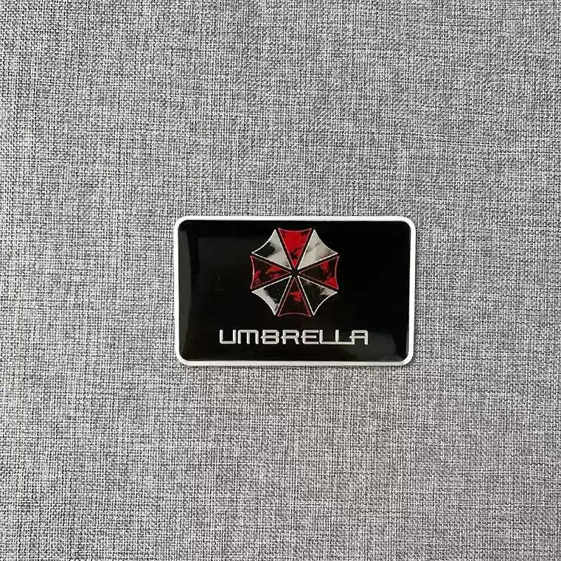 Resident Evil Umbrella Corporation Metal Badge