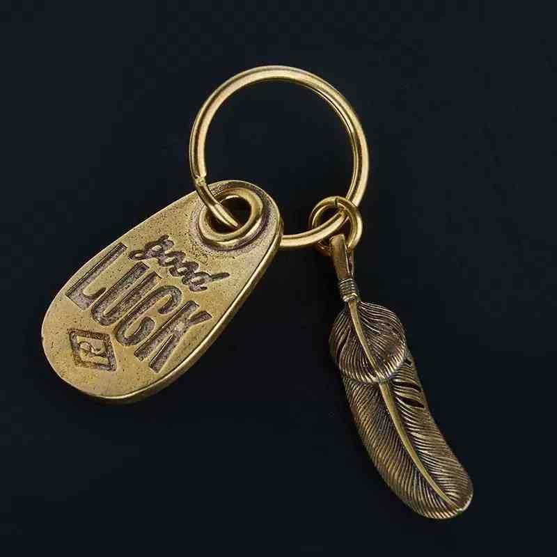 GOODLUCK Brass Lucky Keychain