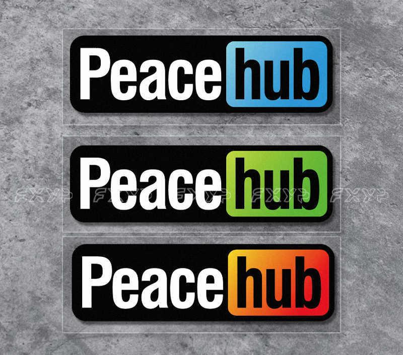 PEACE HUB STICKER