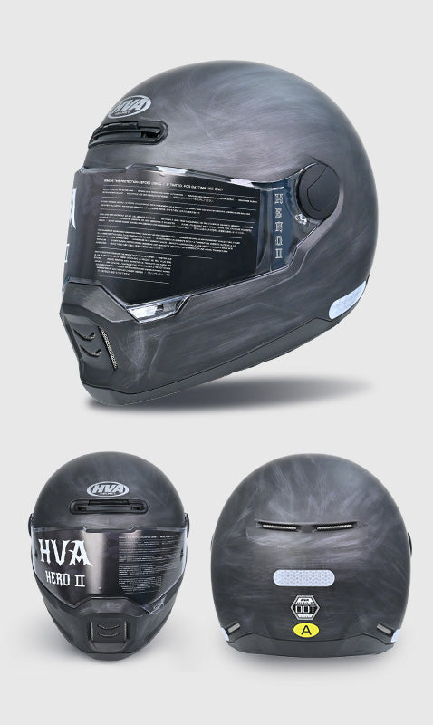 HVA™ Retro Full-Face Motorcycle Helmet