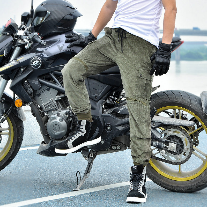 LOONG BIKER™ Kevlar Corduroy Motorcycle Pants for Men