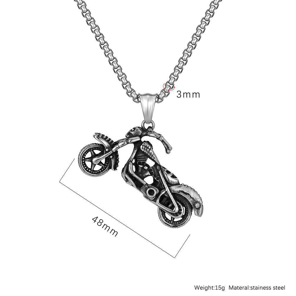 Death Motorcycle Pendant