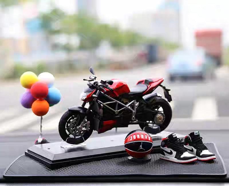 Motorcycle Basketball Expert Decoration Figurine