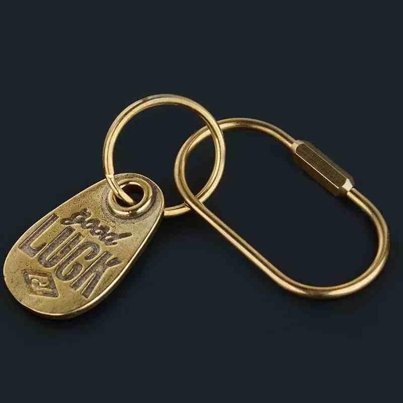 GOODLUCK Brass Lucky Keychain