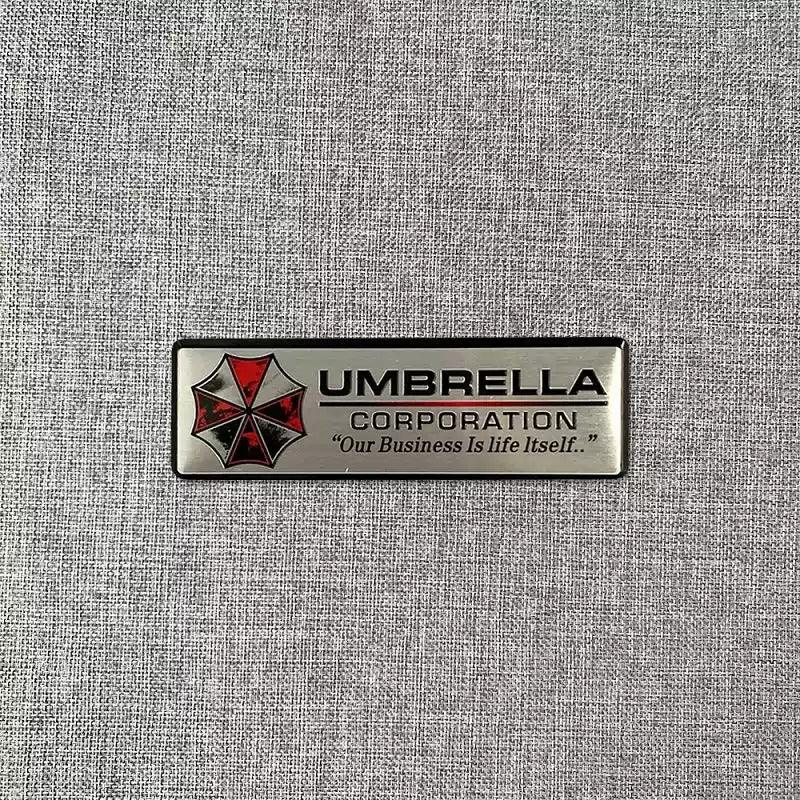 Resident Evil Umbrella Corporation Metal Badge