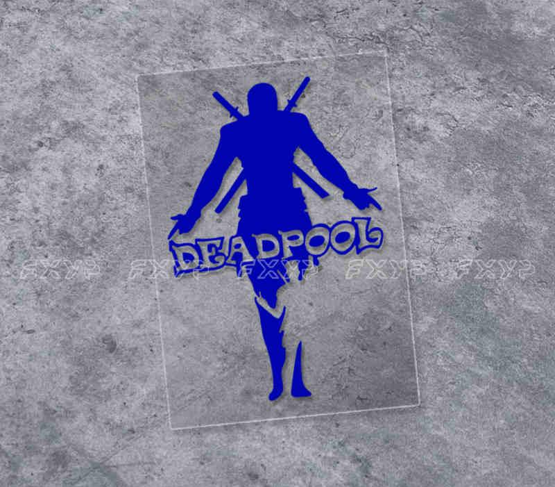 Deadpool Silhouette Sticker