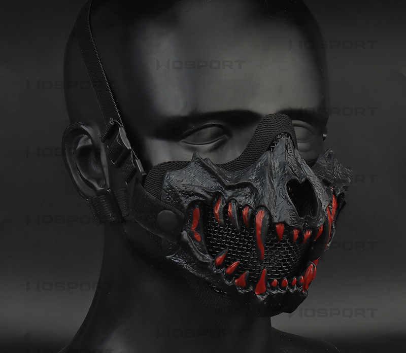 Tactical Protective Wolf Fang Motorcycle Riding Mask