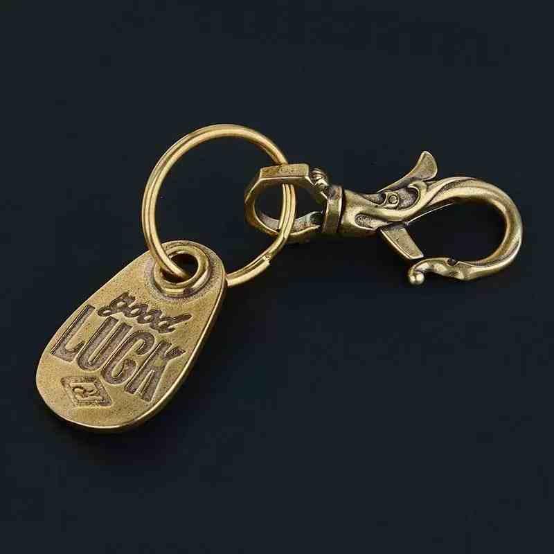 GOODLUCK Brass Lucky Keychain