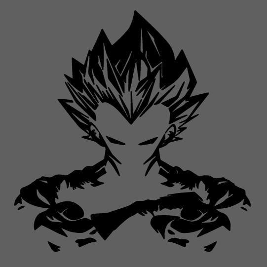 Cutout Super Saiyan Sticker