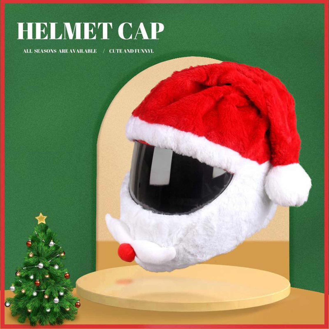 Santa Claus Hat Motorcycle Helmet Cover