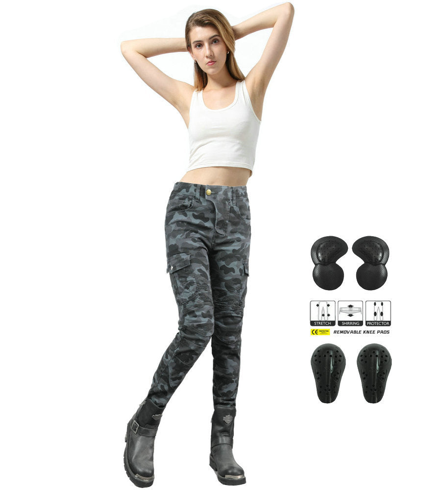 VOLERO™ Women’s Camouflage Motorcycle Anti-Fall Pants