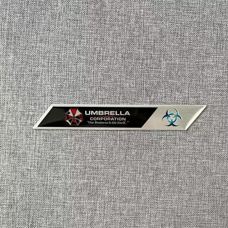 Resident Evil Umbrella Corporation Metal Badge