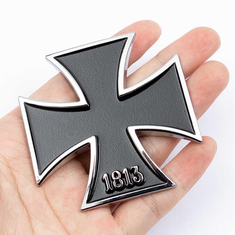 1813 Cross Metal Emblem