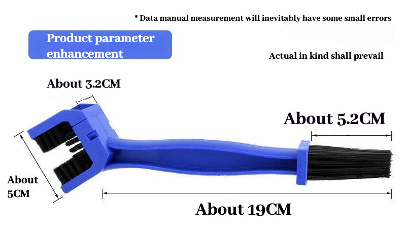 360-Degree Motorcycle Chain Cleaning Brush