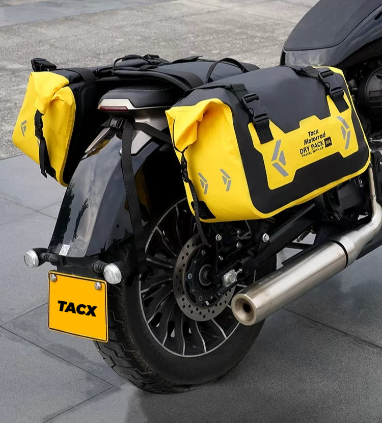 TACX™ 2-in-1 Detachable Waterprof Motorcycle Saddlebag / Pannier Bag