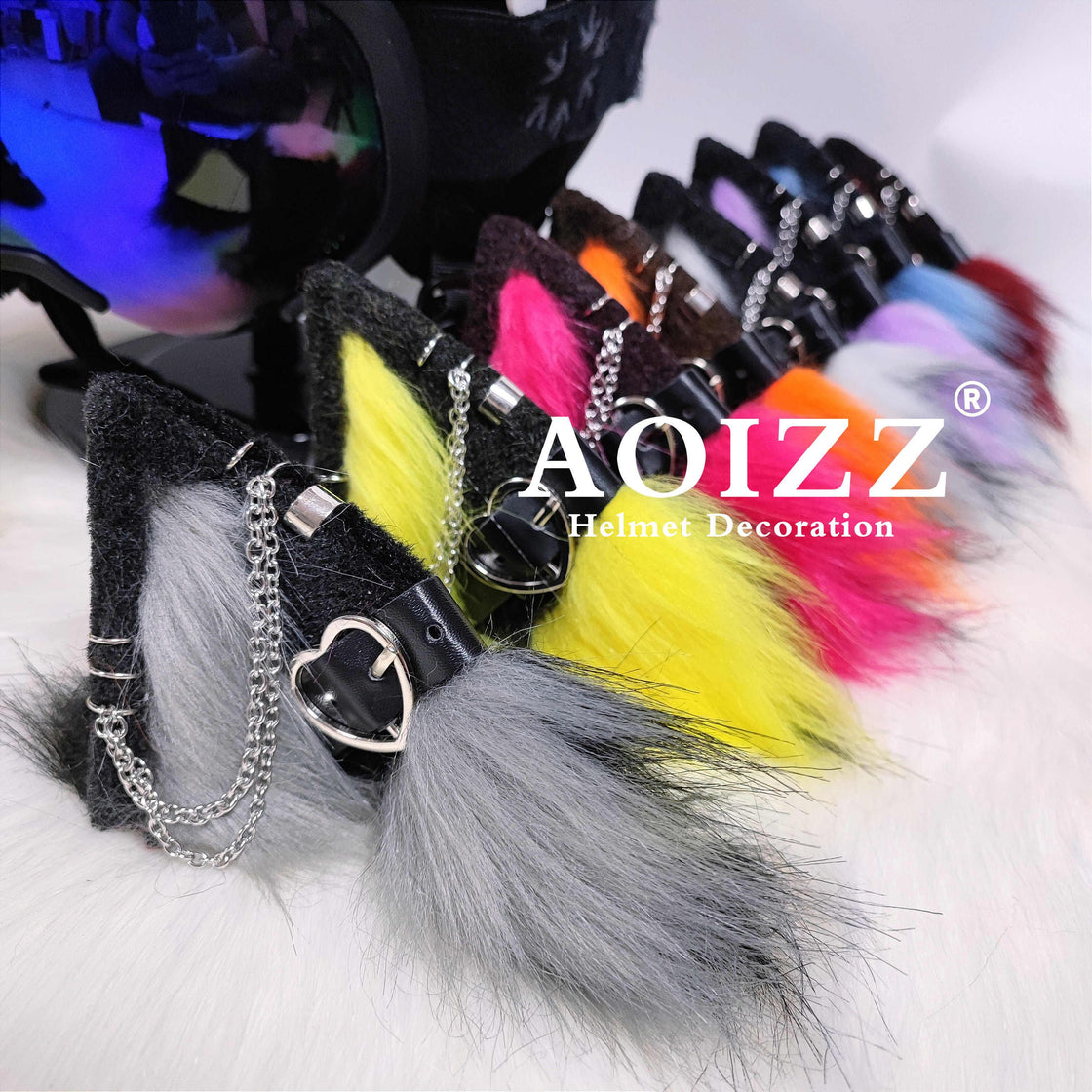 AOIZZ™ Handmade Cat Ear Helmet Decoration PRO