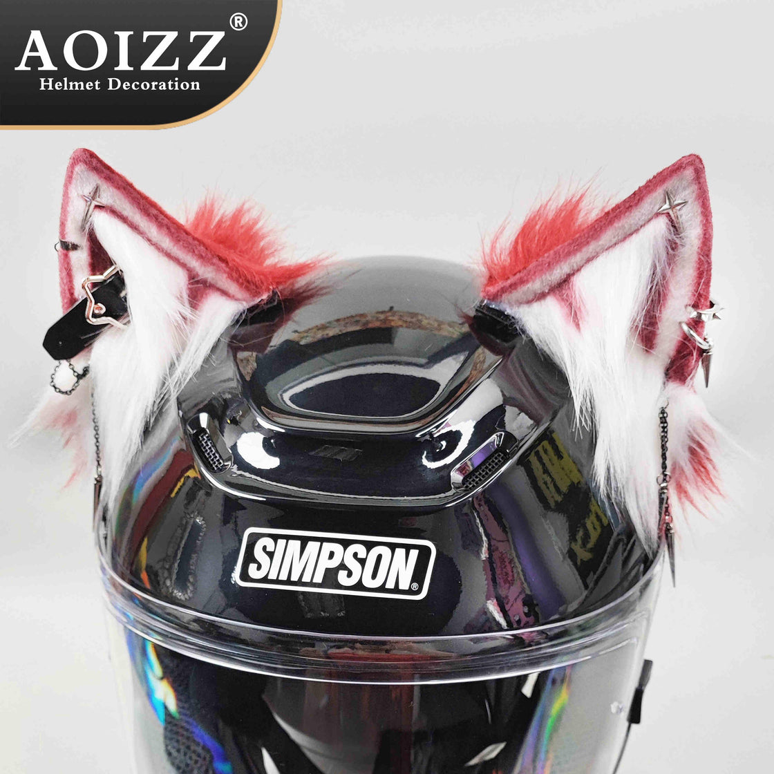 AOIZZ™ Handmade Cat Ear Helmet Decoration