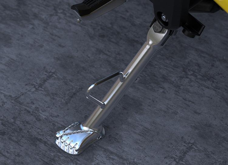 Stainless Steel Flip-Flop Motorcycle Kickstand