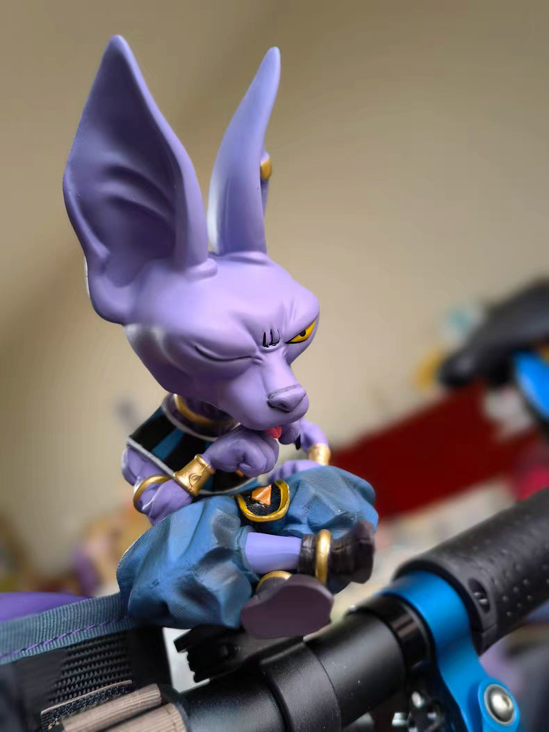 Destruction God Beerus Motorcycle Figurine